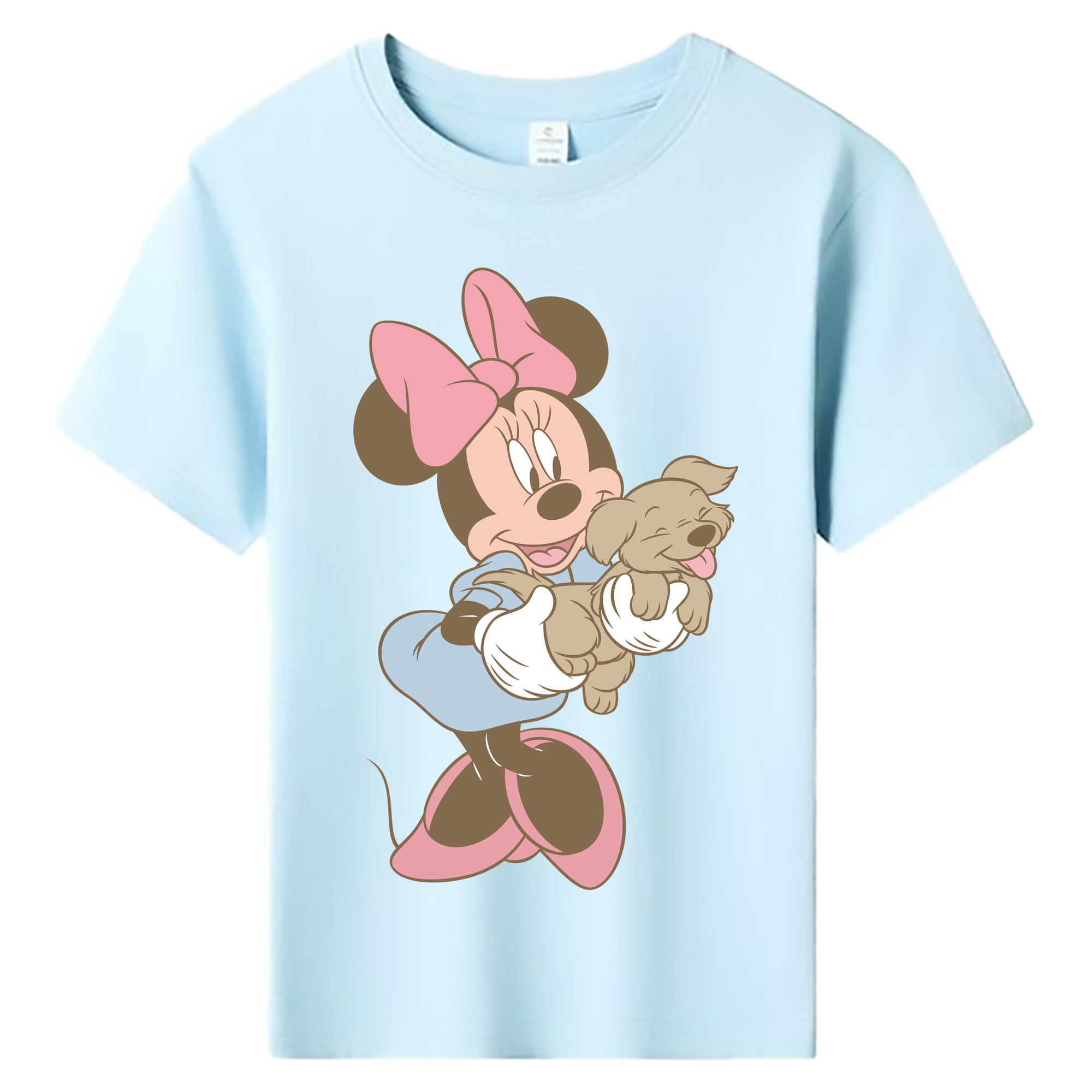 ミッキーマウス Mickey Mouse 綿100％キッズTシャツ（フロントプリント）